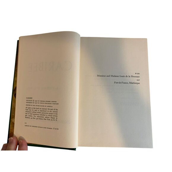 Vintage Caribee Thelma Strabel Green Hardcover Harper Brothers 1957 Edition USA - Picture 3 of 11